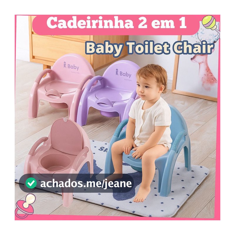 Cadeira Troninho Assento Sanitário Portátil Para Bebês Cadeira Treinamento Penico Infantil  Vaso Sanitário Para Crianças