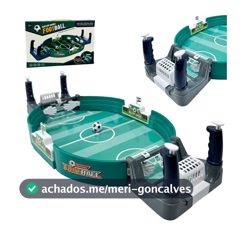 Mini Campo De Futebol Estilo Pinball Divertido Barato Gol A Gol Promoção