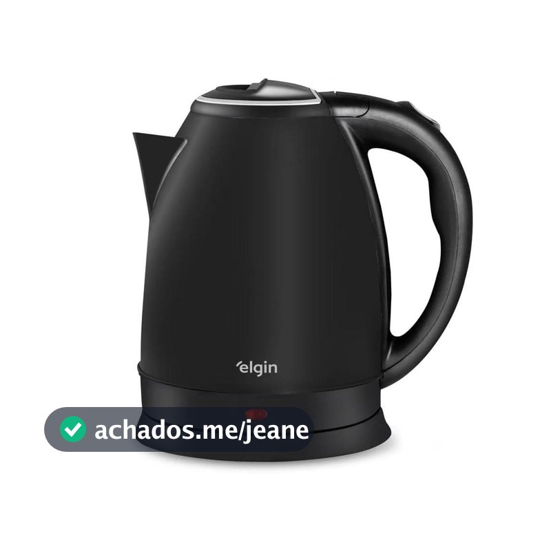 Chaleira Elétrica Elgin CHA1B 2L Em Inox Sem Fio 110V 1200W