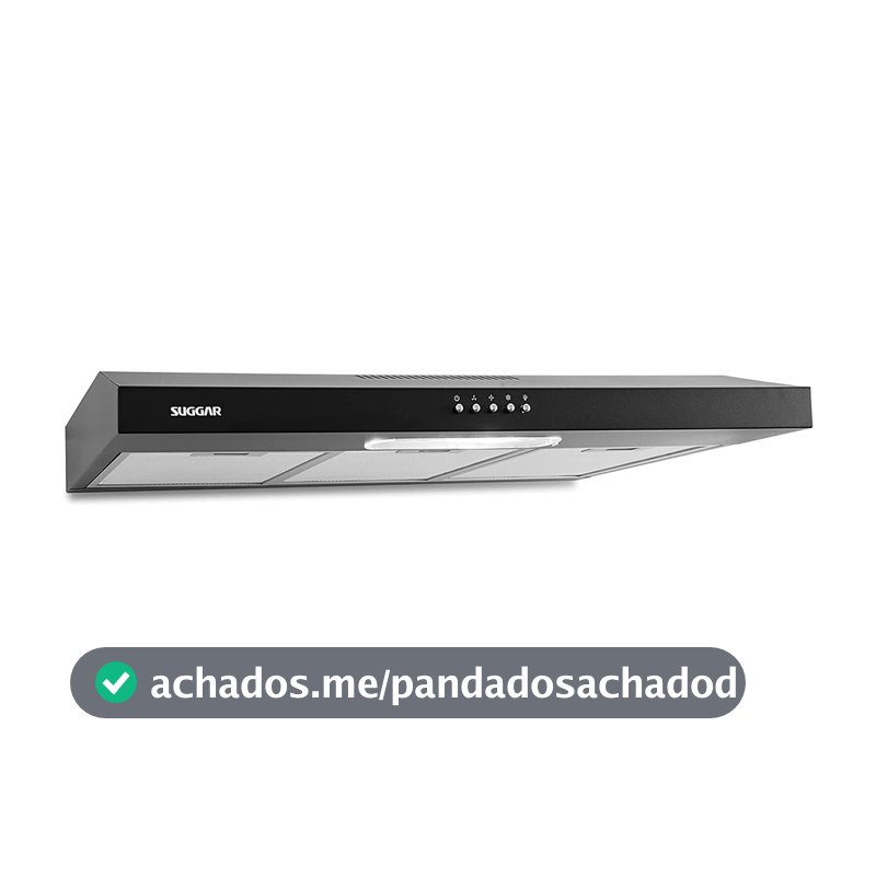 Depurador De Ar Slim Suggar 80cm Preto 127V - DPS181PT