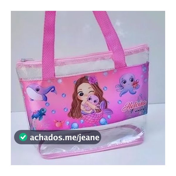 kit Sacolinha Indaia Cristal traparente