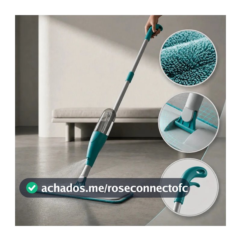 Mop Spray Com Reservatório Esfregão Vassoura Mágica