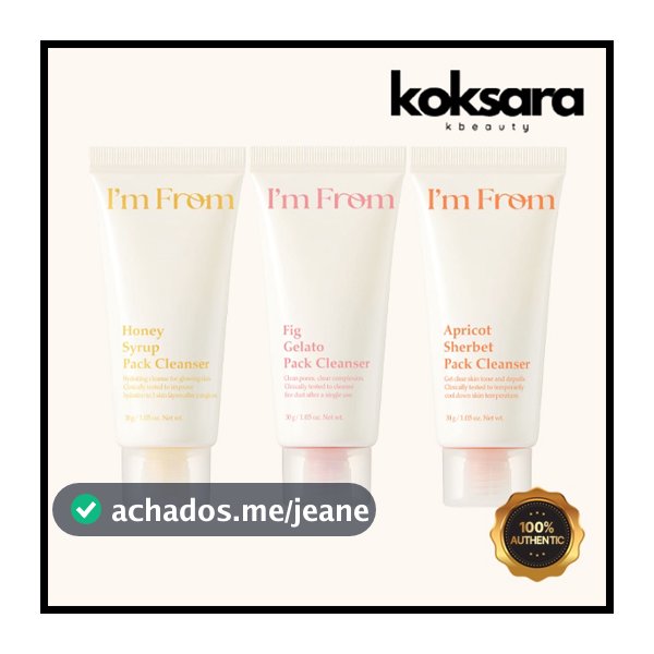I'm From Pack Cleanser (3 Types) 30g