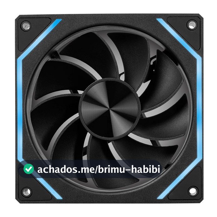 Ventoinha Pichau Ventus NX Reverse, ARGB, 120mm, Preto, PCH-VTNR-BK01