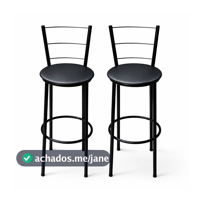 KIT 2 BANQUETAS ALTA DESMONTÁVEL AÇO BALCÃO COZINHA AREA CHURRASCO AMERICANA BANCO COZINHA GOURMET
