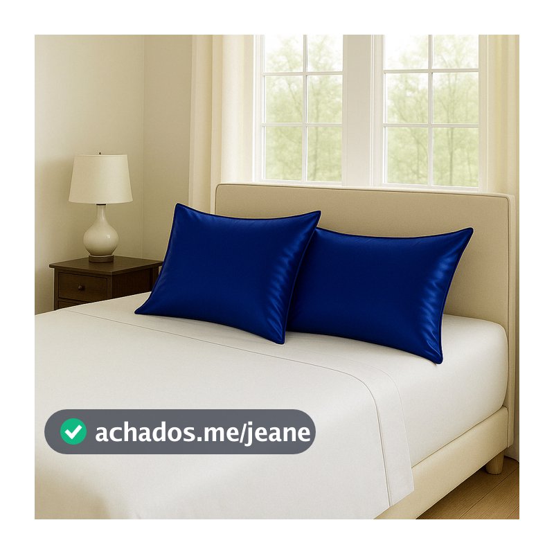 2 Fronhas Cetim Anti Frizz Super Brilho 50x70