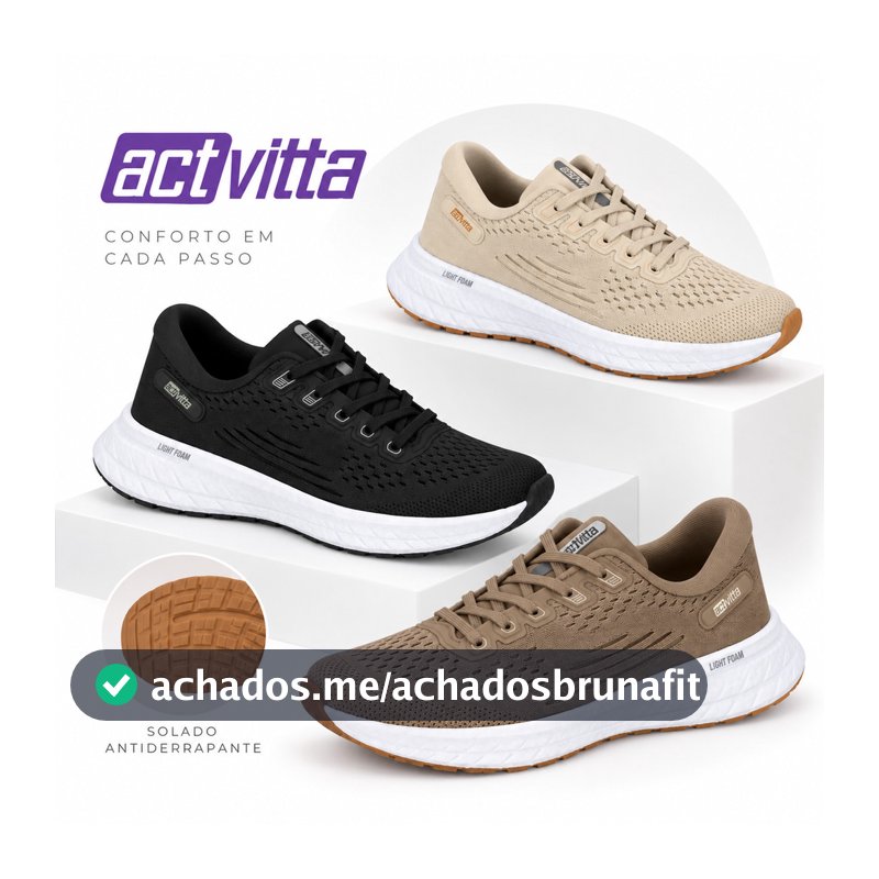 Tenis Feminino Activitta Esportivo 4841.100  - ORIGINAL
