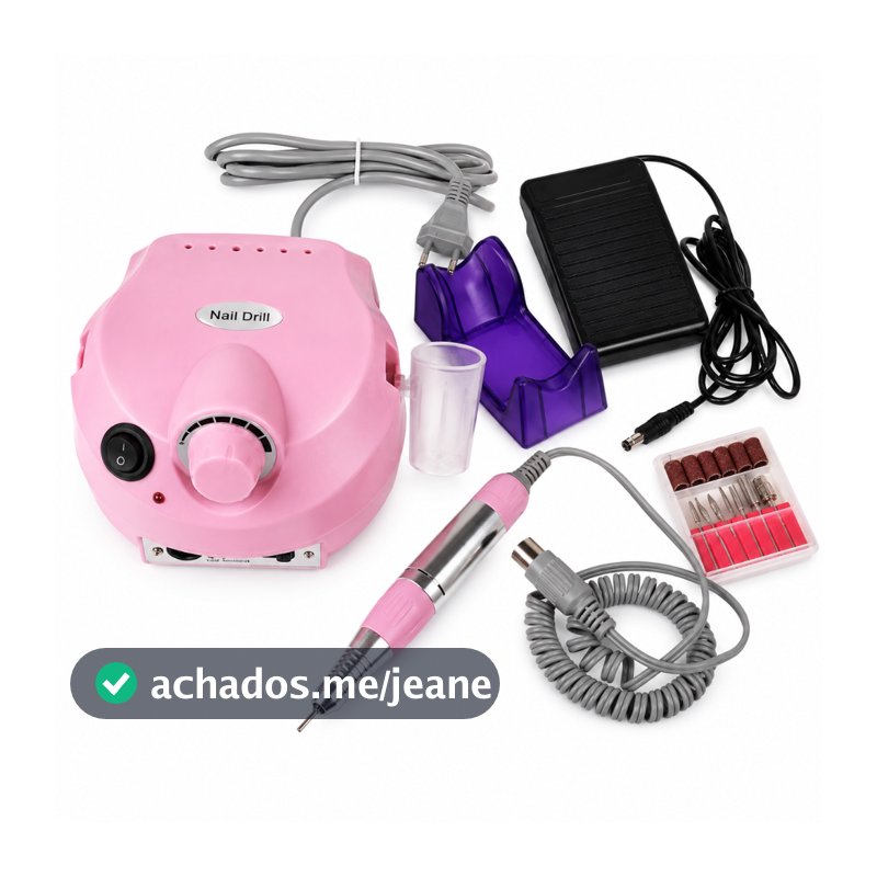 Motor / Lixadeira Elétrica - Profissional - Bivolt - Porquinho Unhas Lixa Manicure Pedicure