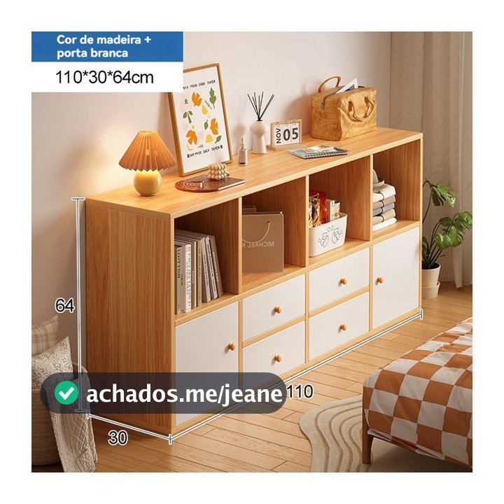 Estante de armazenamento para crianças, armário baixo de chão, armário de armazenamento para estudantes