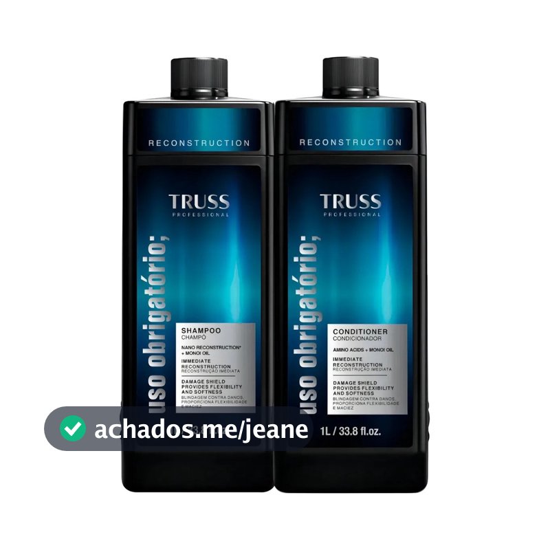 Kit Truss Uso Obrigatório Shampoo E Condicionador 1 Litro