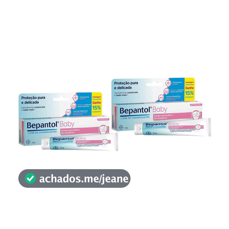 Kit 2x Bepantol Baby Creme Preventivo De Assaduras 30g