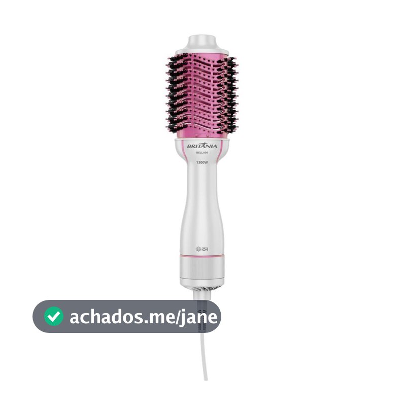 Escova Secadora Britânia 4 em 1 Nanocerâmica 1300W BELLA01
