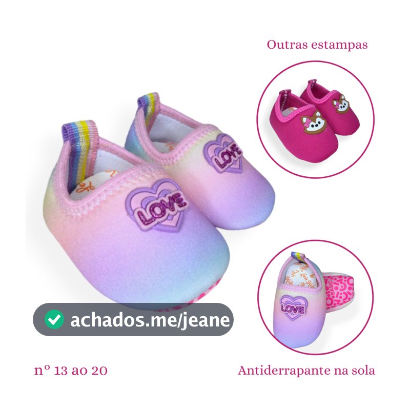tênis infantil menina meia Sapatinho bebê emborrachado antiderrapante promoção  barato confortável
