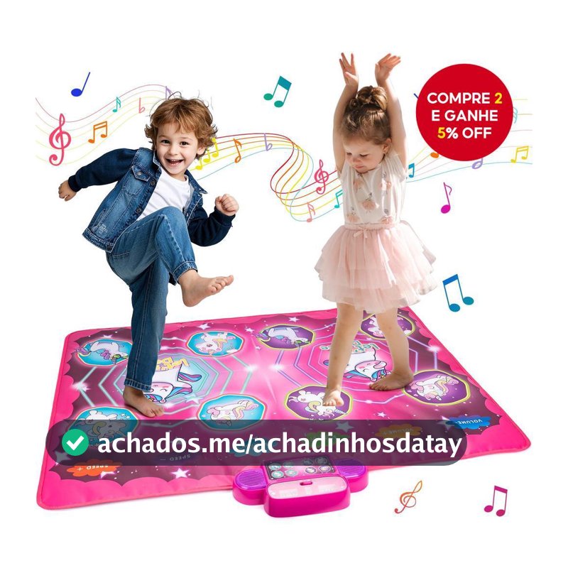 Tapete De Dança Duplo Infantil , Brinquedo Eletrônico De Desafio Musical Para Meninos E Meninas , Halloween
