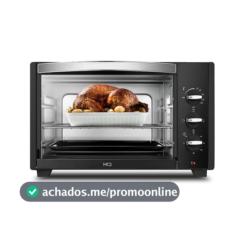Forno Elétrico HQ 48 Litros HQ48D 1600W Preto 127V
