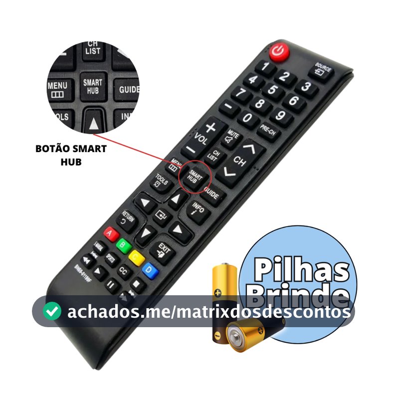 Controle Compatível Com Samsung Smart TV
