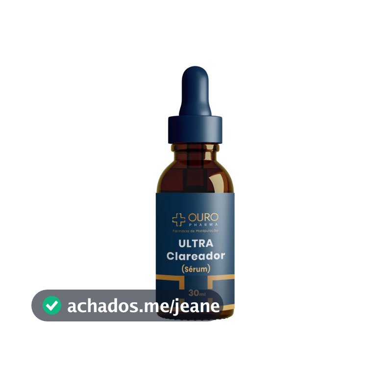 Sérum 30ml Ultra Clareador Niacinamida, Alfa Arbutin, Tranexâmico O mais Eficaz do Mercado