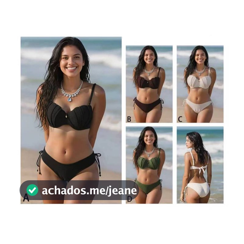 Conjunto de biquíni de praia elegante para mulheres