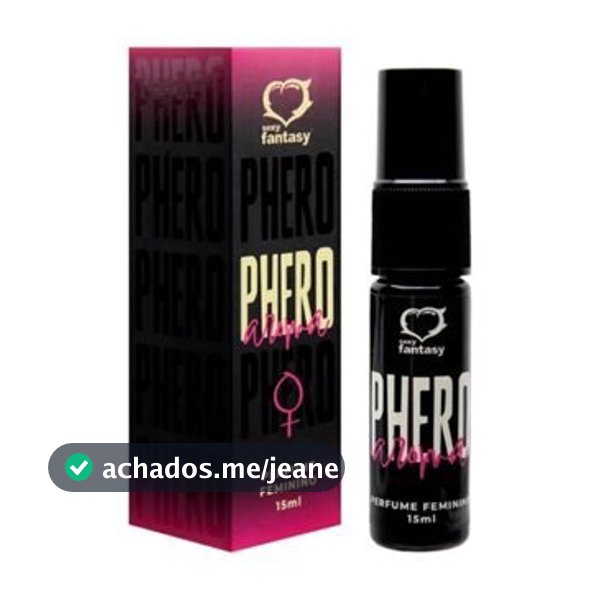 Perfume Afrodisíaco  Phero Feminino 15ml Aroma Marcante