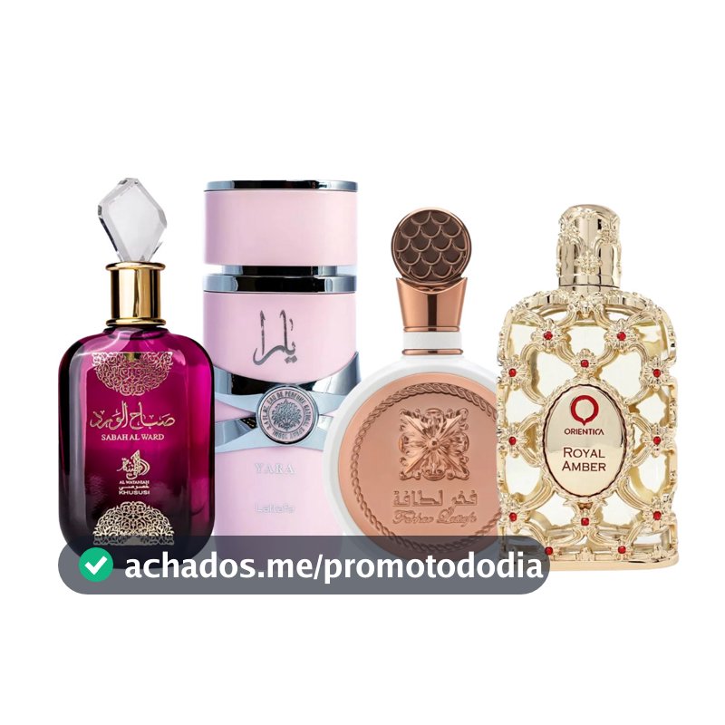 Kit 4 Perfumes Femininos Árabes 100ml