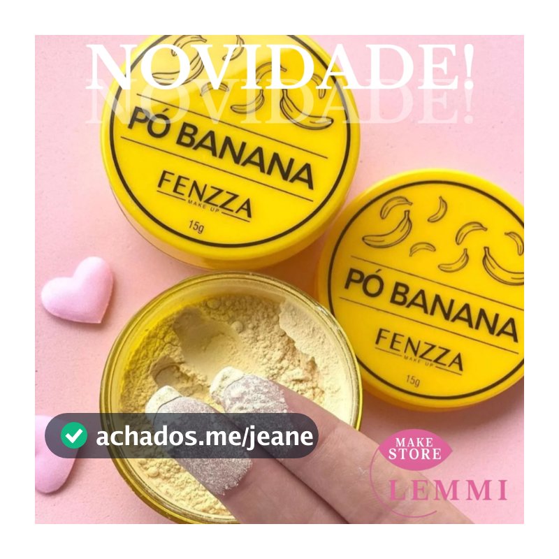 Pó Banana Fixador Translucido Finalizador - Fenzza