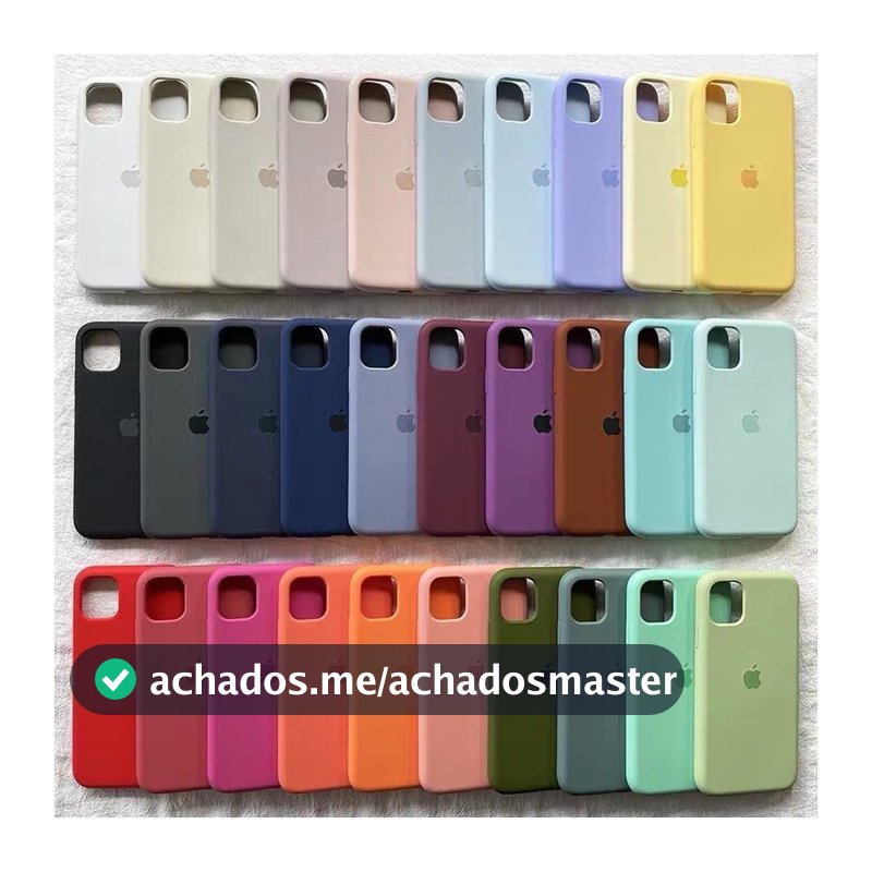 Capa Silicone Colorida iPhone X XR XS 11 12 13 14 15 16 17 Pro Max - Avatar