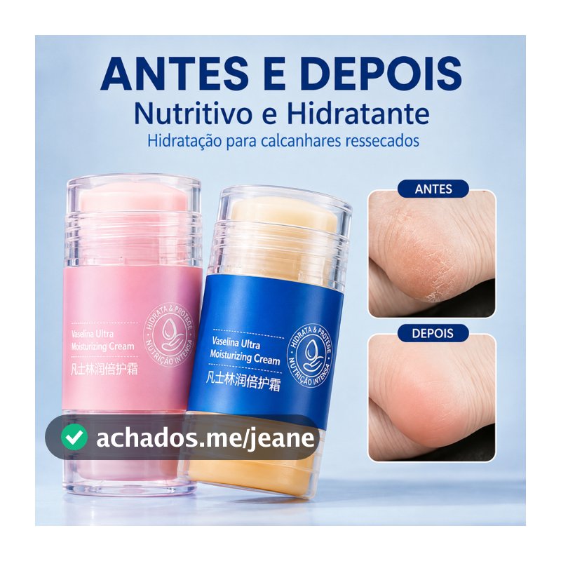 Creme Antirrachaduras Mãos/Pés – Hidratação Profunda, Anti-Frio e Ressecamento