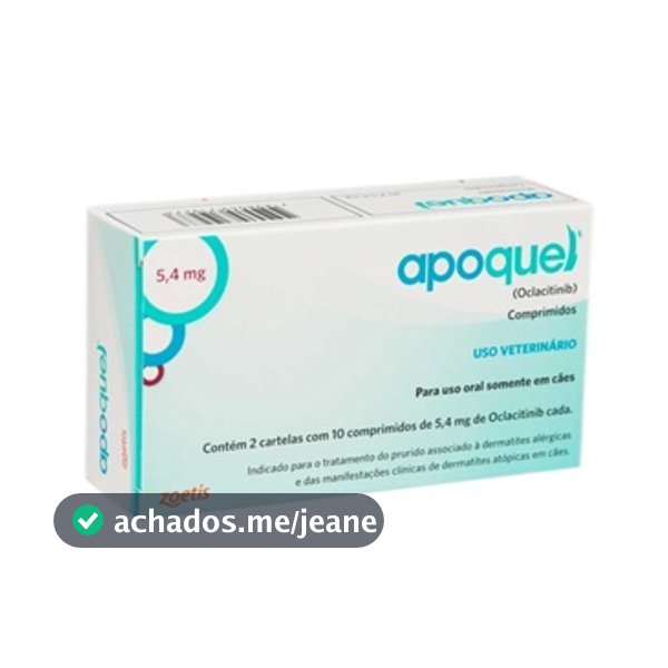 Apoquel 5,4mg Zoetis para Cães – Alívio eficaz da coceira e dermatites alérgicas