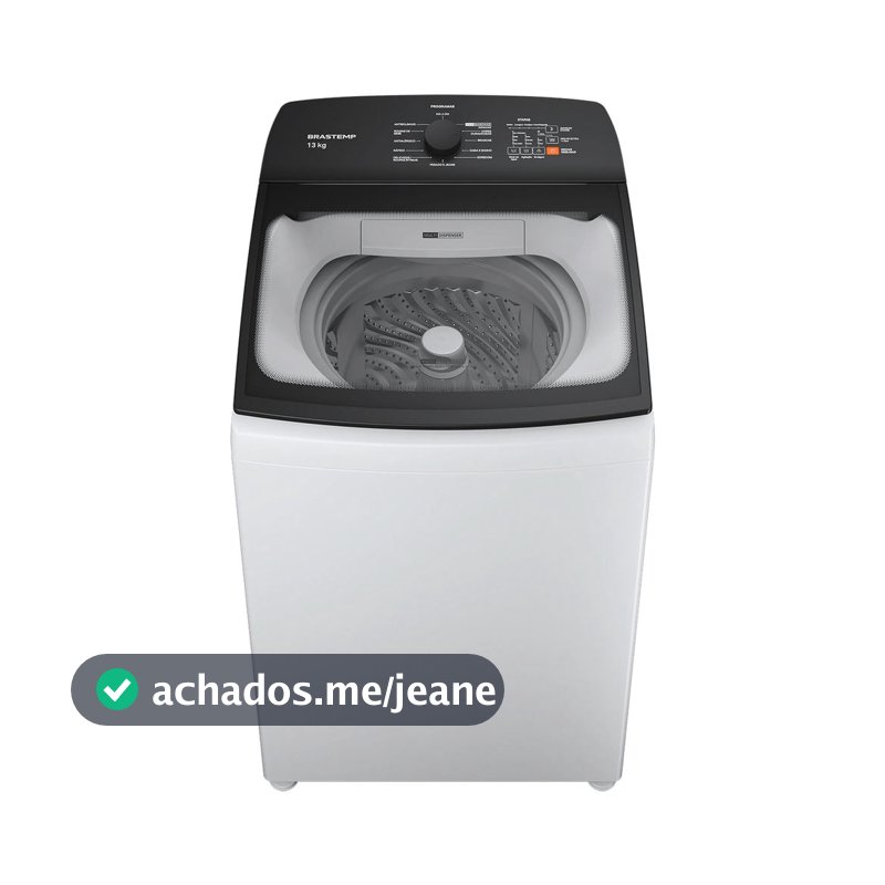 Máquina de Lavar Brastemp 13Kg Branca com Ciclo Tira Manchas Advanced e Ciclo Antibolinha - BWM13AB