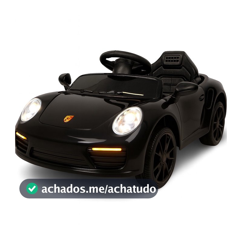 Quadriciclo Elétrico Carro Compact Infantil com Controle Remoto Carrinho de Passeio com Farol