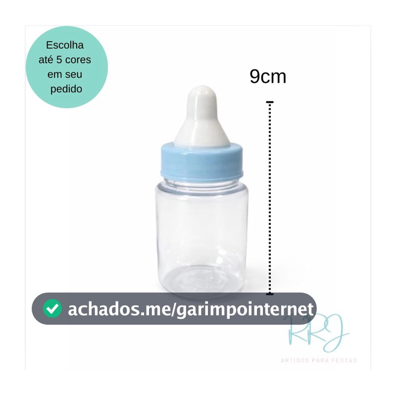 50 uni mini mamadeira para lembrancinhas chá de bebê e chá revelação / lembrancinha chá revelação