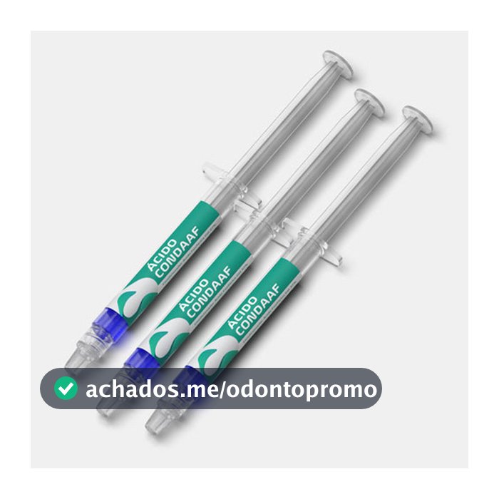 Condicionador Ácido Fosfórico Gel 37% Condaaf Seringa Dental