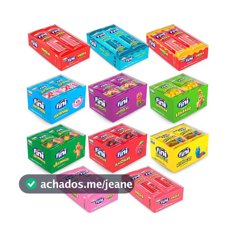 Kit Quero todos 132 pacotes de 15g cada - FINI