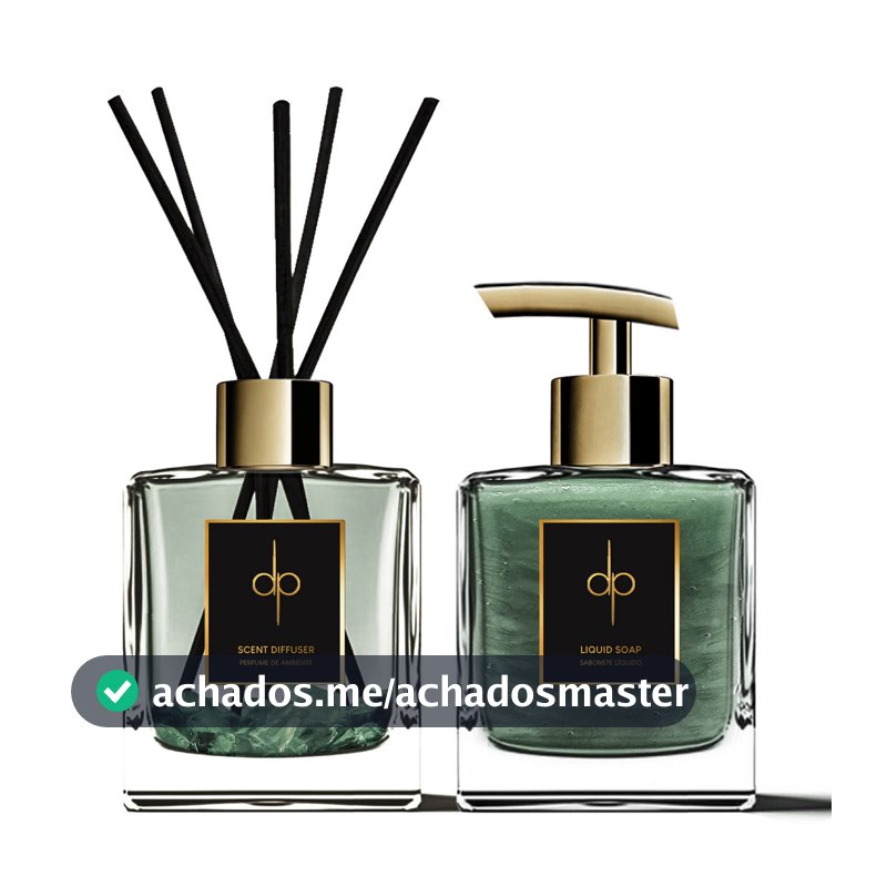 Kit Lavabo Emerald(Esmeralda) Vitalidade –Aromatizadores 100ml | Presente e Decoração | Di Piettro