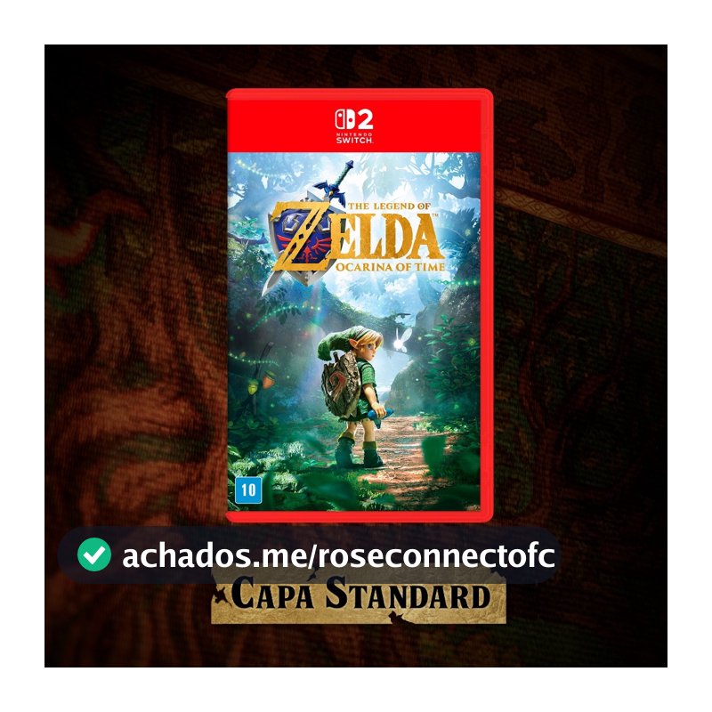 The Legend Of Zelda: Ocarina Of Time – Capa Regular – Nintendo Switch 2