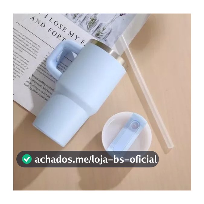 KIT8/9 Copo Termico Isolado A Vácuo 14oz 420ml Garrafa Inoxidável Com Alça Portátil