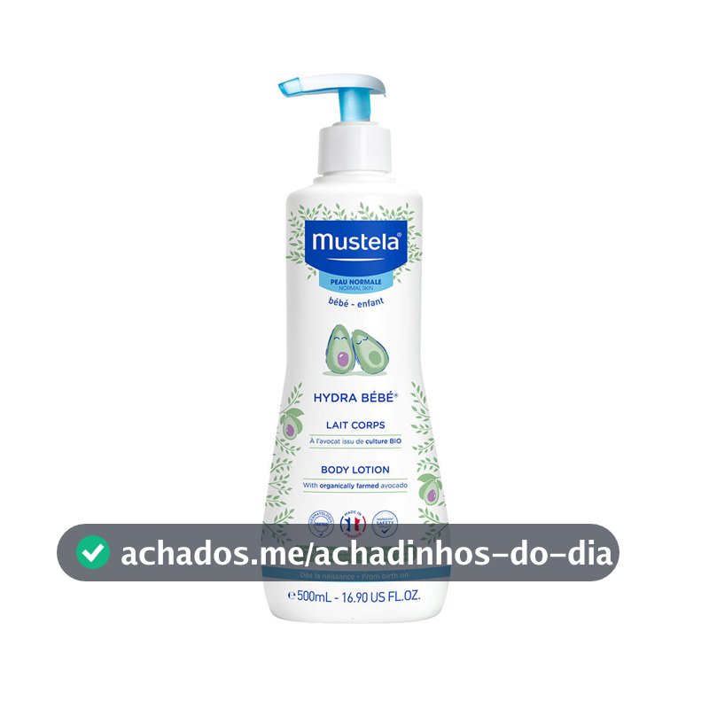 Mustela Hydra Bebê com Abacate Orgânico 500ml