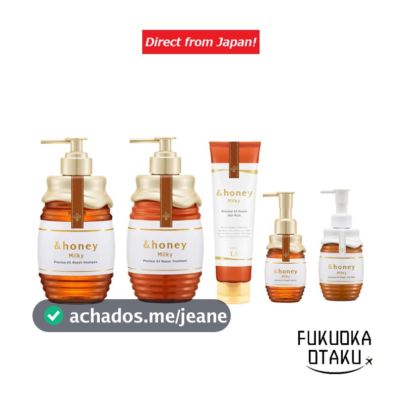 &honey Milky Precious EX Repair Shampoo/Condicionador/Máscara/Óleo Capilar/Leite【Direto do Japão】