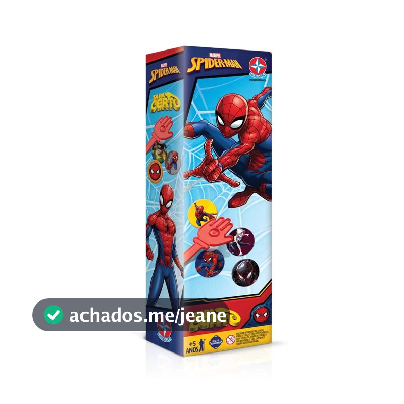 Jogo Tapa Certo Spiderman