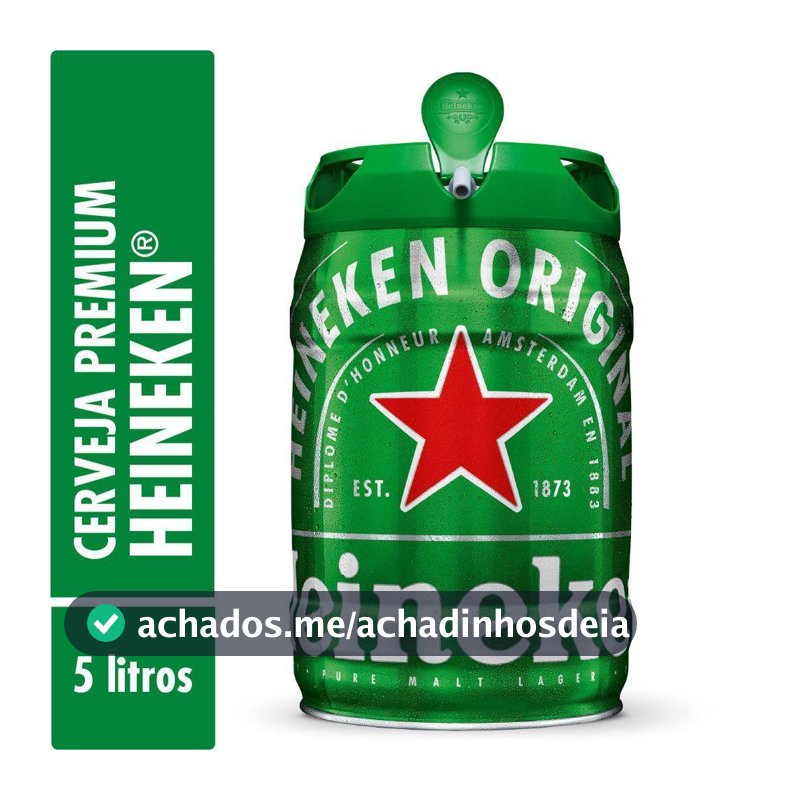 Cerveja Premium 5L Barril Heineken