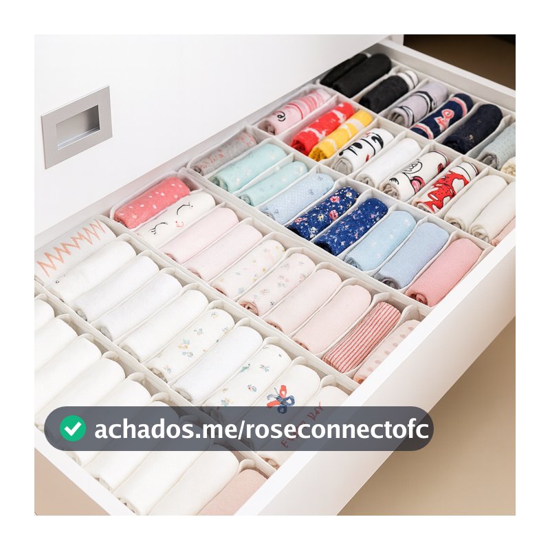 Kit Colmeia Organizadora de gavetas Tamanhos P/M/G/GG - Kit com 10, 2, 3 e 5 unidades - Organizalux