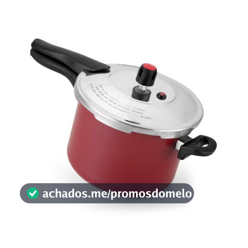 Panela De Pressão 4,5 Litros Antiaderente Teflon Com Tampa Externa Cinza PROMOÇAO