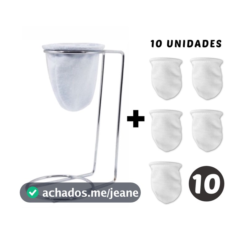 Mini Coador de Café de Pano Individual Chá Suporte Mariquinha