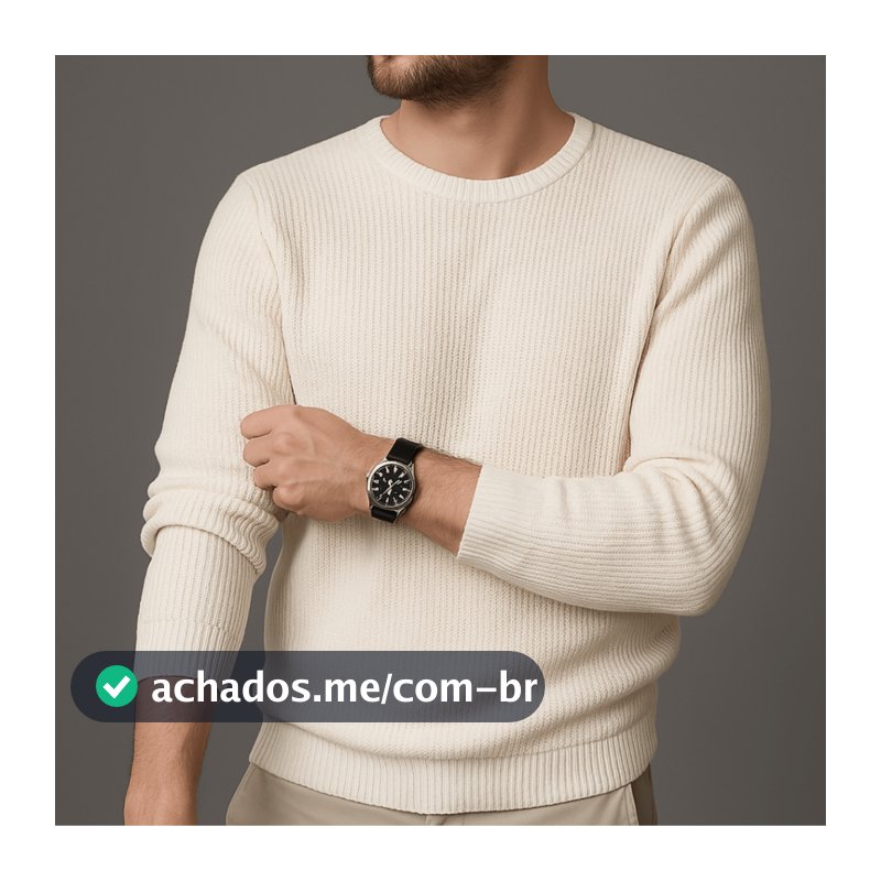 Suéter Blusa Masculino Manga Longa Estilo Moletom De Frio Casual Tricot