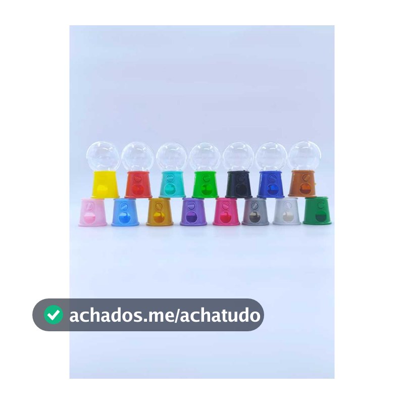 20 Candy Machine Pequeno 7 cm baleiro giratório art milly lembrancinhas festas