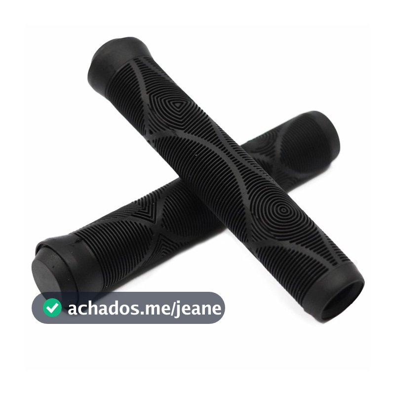 Manoplas Freeride,bmx 165mm P/ Bicicletas Cor Preto