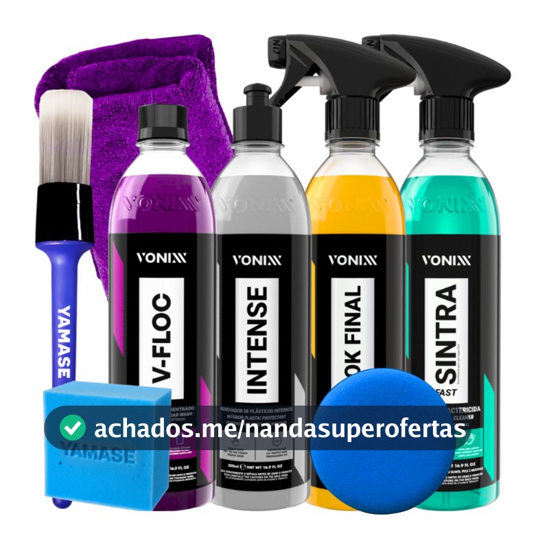 Kit Shampoo V-Floc Cera Tok Final Sintra Fast Intense Vonixx