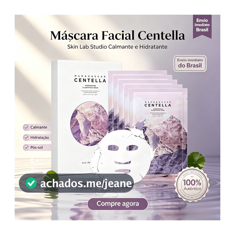 [Skin1004] Máscara Clarificante De Poros Madagascar Centella 5ea/Coreana/Minimização Por + 82 ARCHIVE