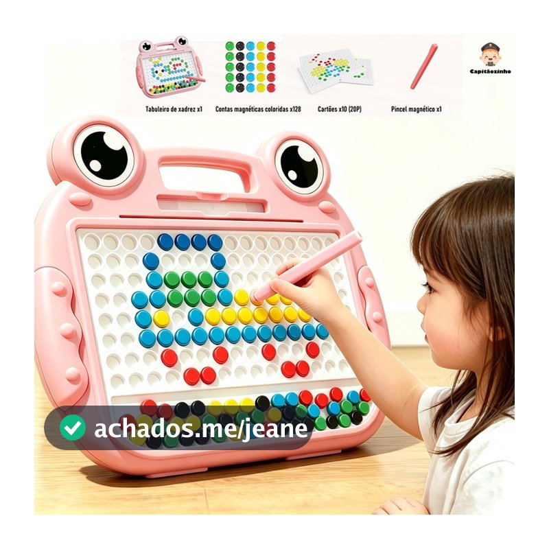 Crianças Tábua De Desenho Magnético Escrita Criativos Padrão Educacional Lousa Montessori