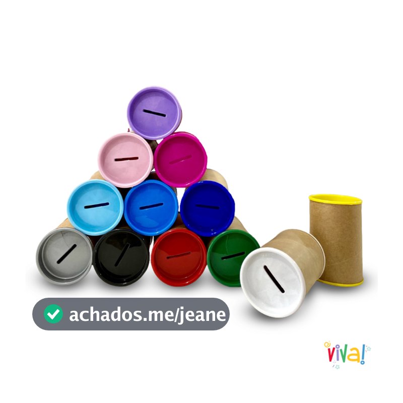 Kit 50, 30, 20 Cofrinhos para Lembrancinha Brindes Criativos para Festas Aniversários e Eventos
